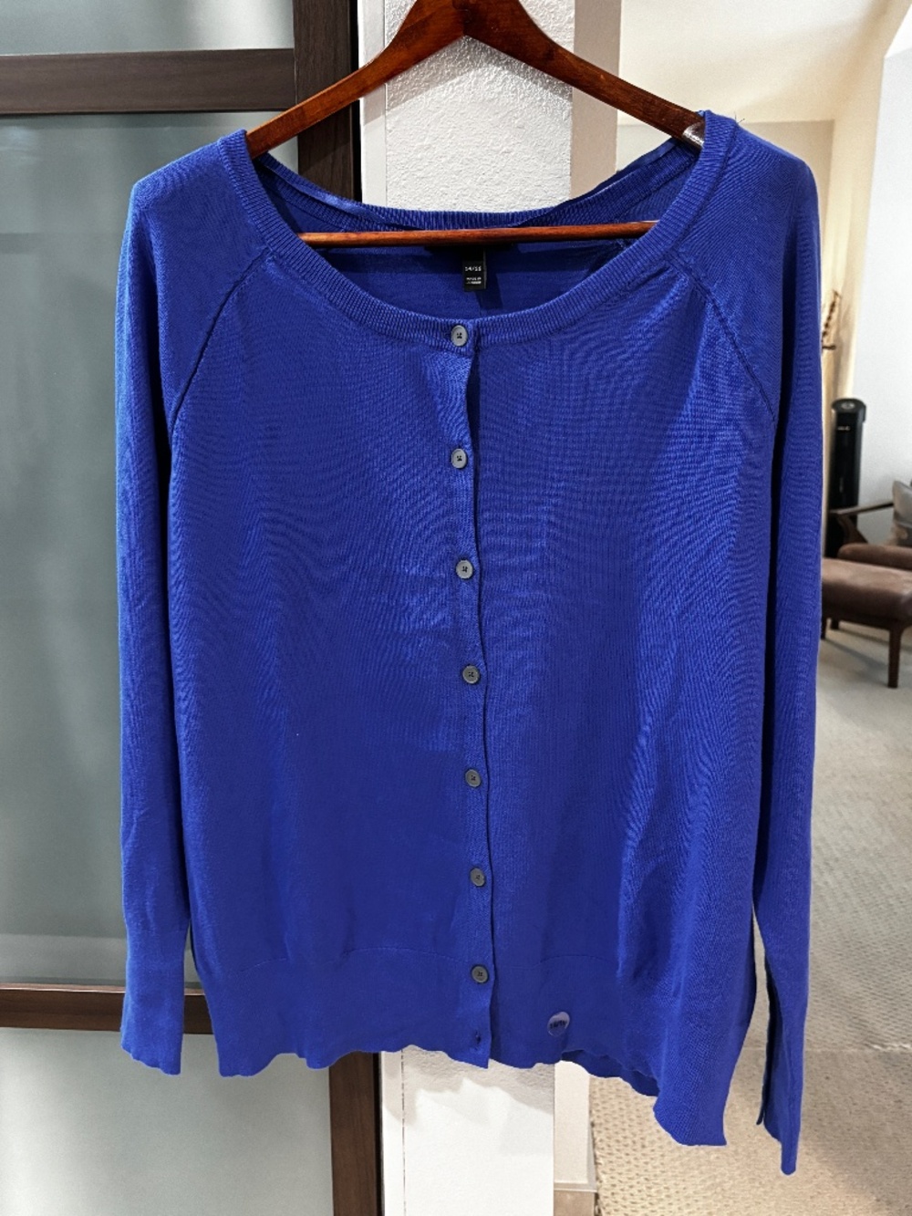 Lane Bryant Cardigan - Royal Blue Size 14/16 - Picture 2 of 8